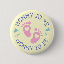 Cute Mommy To Be Custom Baby Shower Party