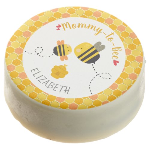 Cute Mommy To Bee Baby Shower Sweet Kawaii Custom Chocolate Covered Oreo