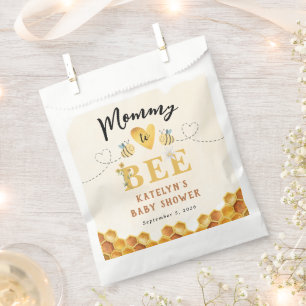 Cute Mommy to Bee Gender Neutral baby shower Favor Bag