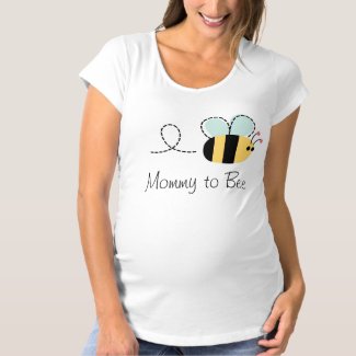Cute mommy to bee maternity bumble bee tee