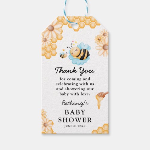 Cute Mommy_to_Bee Summer Baby Shower Gift Tags