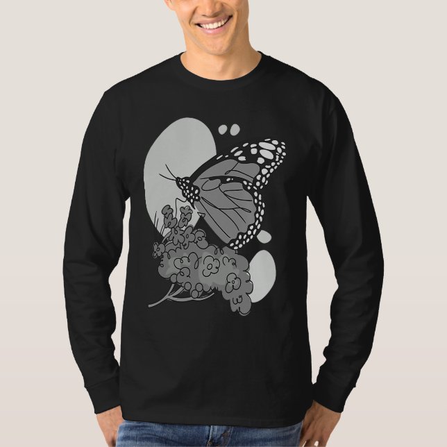 Cute Monarch Butterfly for Women Men Insect T-Shirt (Front)