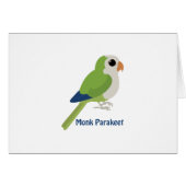 Cute Monk Parakeet (Front Horizontal)