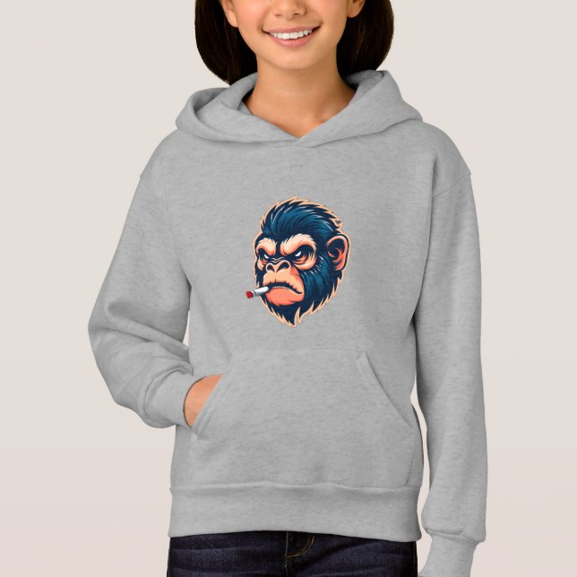 Cute Monkey Baby Hoodie (Front)