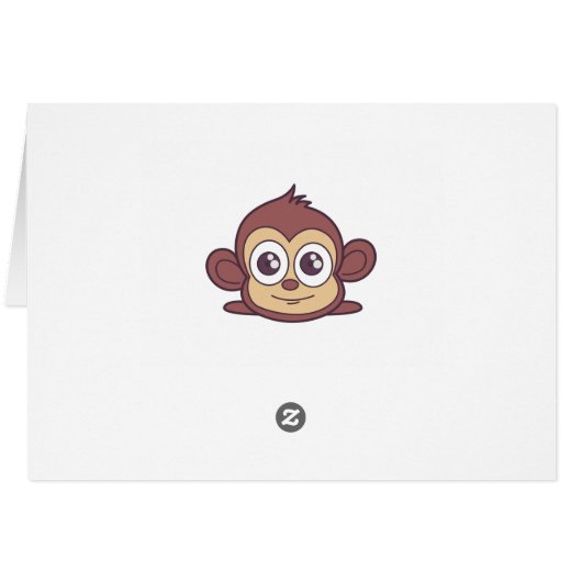 Cute monkey clipart (Back Horizontal)