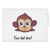 Cute monkey clipart (Front Horizontal)
