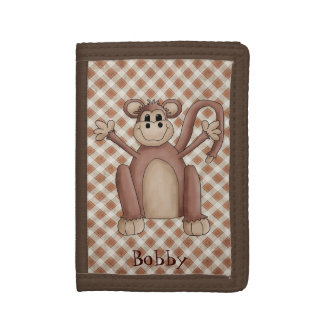 Cute Monkey Custom Wallet