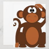 cute monkey| Cute Canvas (Front/Back)