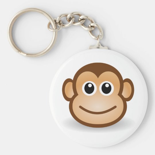 monkey plush keychain