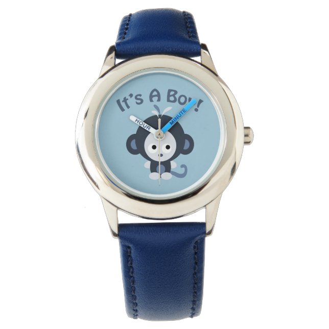 Cute Monkey - It's a boy! Watch (Front)