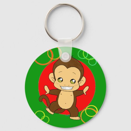 Cute Monkey Keychain