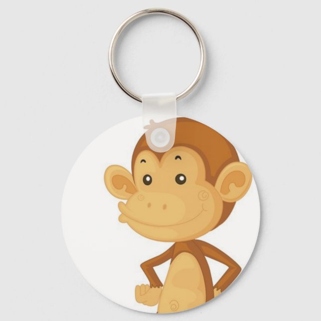 cute monkey keychain (Front)