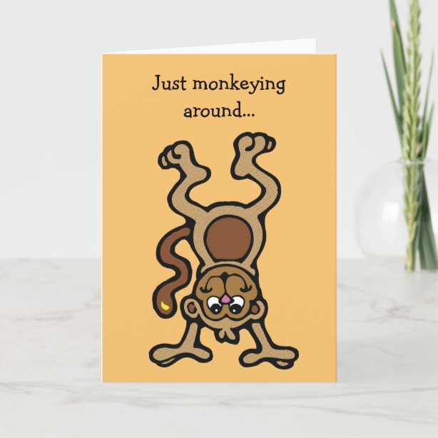 Chimp Cards | Zazzle