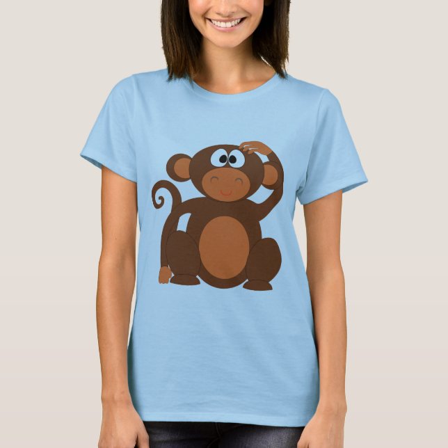 Cute Monkey T-Shirt (Front)