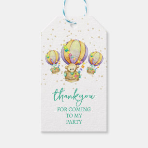 Cute Monkey Thank You for Coming Gift Tags