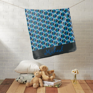 Cute Monogram Baby Girl Customized Baby Blanket