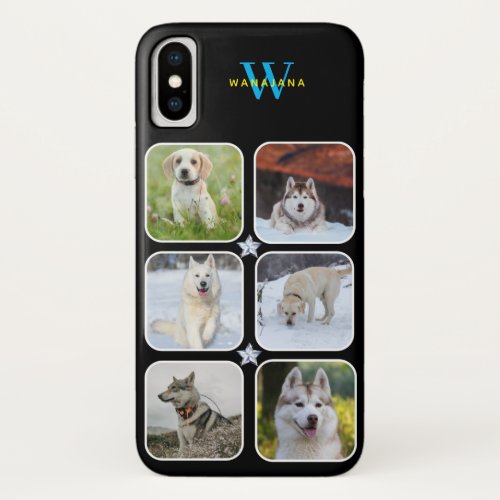 Cute Monogram Custom Dog Photo Apple X11121314 iPhone X Case