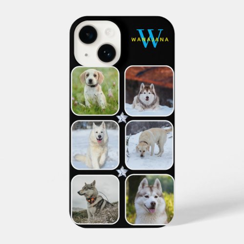 Cute Monogram Custom Dog Photo Apple X11121314 iPhone 14 Case