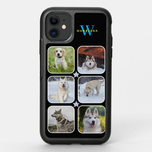 Cute Monogram Custom Dog Photo Apple X11121314 OtterBox Symmetry iPhone 11 Case