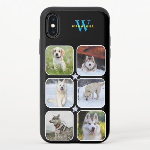Cute Monogram Custom Dog Photo Apple X11121314 iPhone X Slider Case