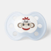 Cute MONOGRAM/Sock Monkey PACIFIER (Front)