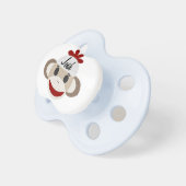 Cute MONOGRAM/Sock Monkey PACIFIER (Front Right)