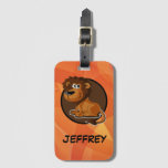 Cute Monogram With Name Design For Kids Luggage Tag at Zazzle