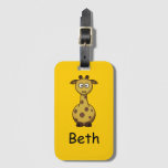 Cute Monogram With Name Design For Kids Luggage Tag at Zazzle