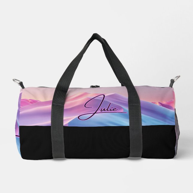  Cute Monogrammed Colorful  Duffle Bag (Front)
