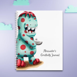 Cute Monster Alien Kids Art Sketchbook Notebook