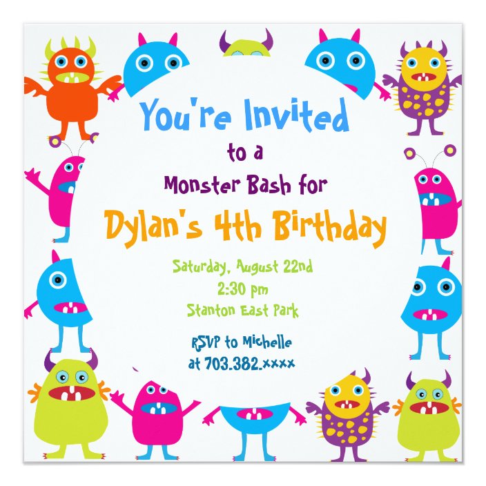 Party Invite Template from rlv.zcache.com
