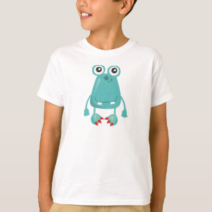 Cute Monster, Blue Monster, Funny Monster, Silly T-Shirt