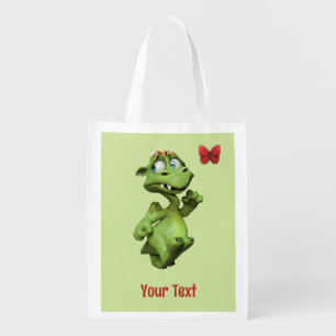 Cute Monster Butterfly Gift Grocery Bag