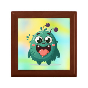 Cute Monster Cartoon Illustration-23201 Gift Box
