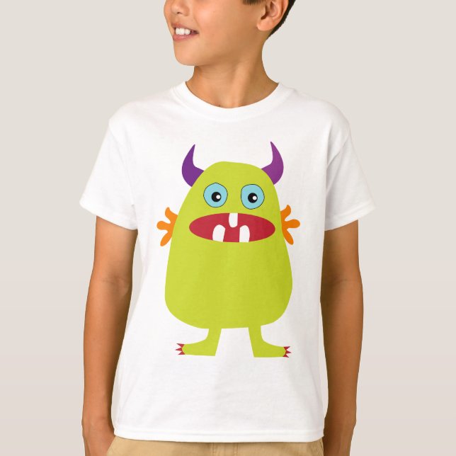 Cute Monster Creatures Tshirts Apparel Clothing (Front)