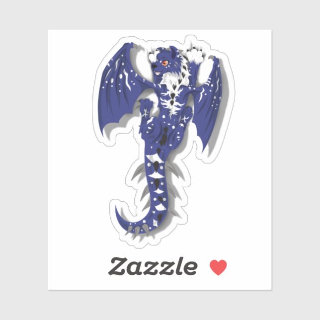 Cute Monster Dragon Sticker (Sheet)