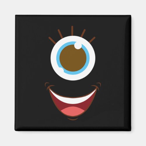 Cute Monster Face Halloween Holiday  Magnet