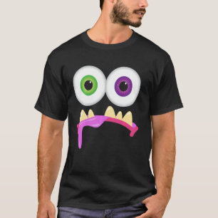 Cute Monster Face Men's Women's Goofy Costume Hall T-Shirt