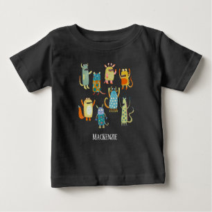Cute Monster Family Personalized Baby T-Shirt