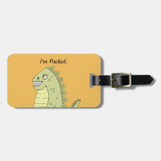Cute Monster I'm Packed Luggage Tag
