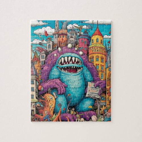 Cute Monster  Jigsaw Puzzle