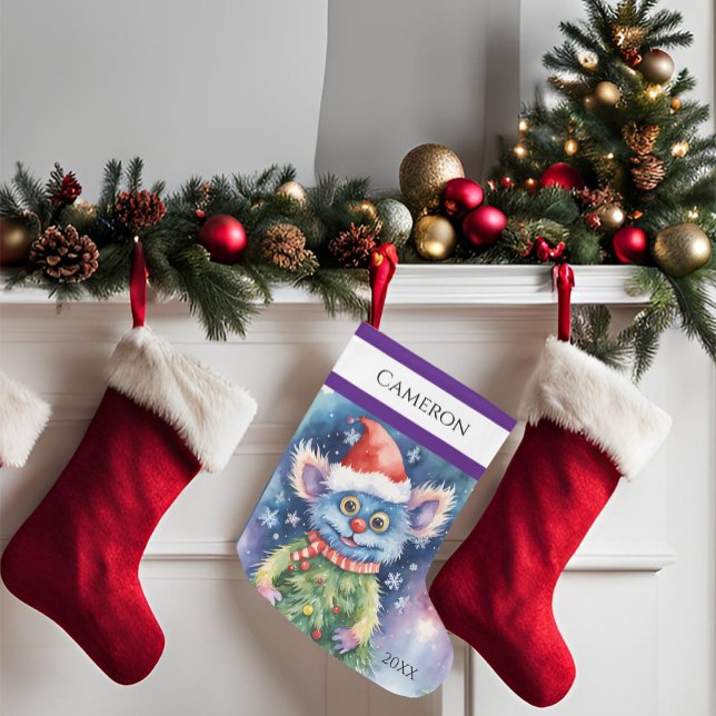Cute Monster Large Christmas Stocking (Creator Uploaded)