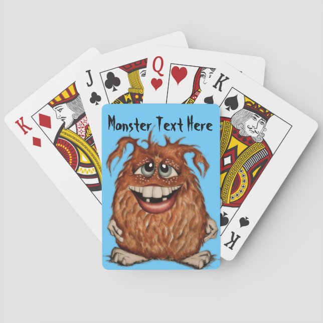 Cute Monster Playing Cards (Back)