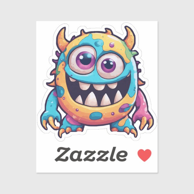 Cute monster sticker (Sheet)