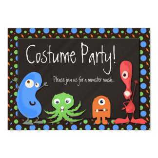 Monster Themed Birthday Party Invitations 10