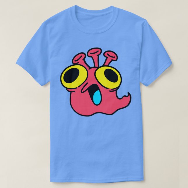 Cute Monster With Silly Face T-Shirt (Design Front)