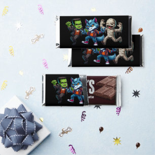 Cute Monsterrific Fright Day Halloween Party Hershey Bar Favors