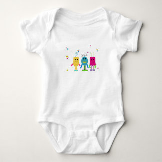 Cute Monsters Baby Bodysuit