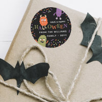 Cute Monsters Happy Halloween