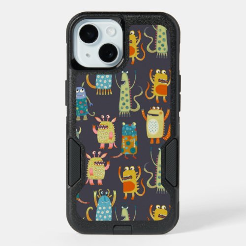 Cute Monsters iPhone 15 Case